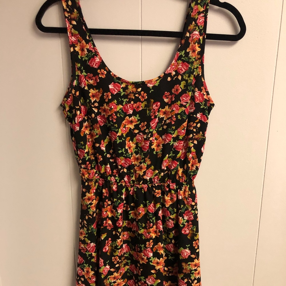 Floral print dress